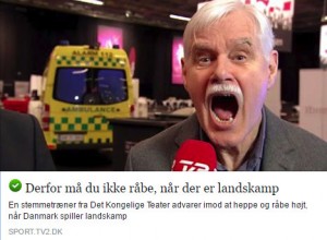 Stemmeekspert Klaus Møller i TV2 Sporten